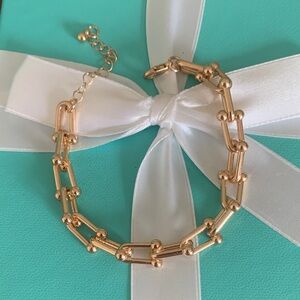 Elegant hardware style adjustable  Chain Bracelet